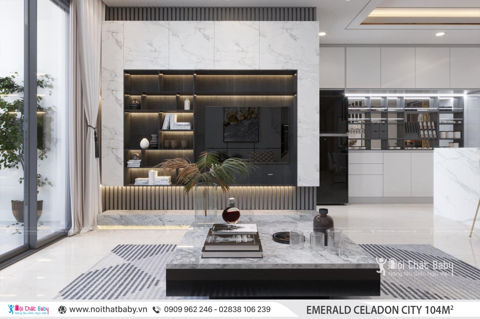 Tổng hợp các mẫu thiết kế nội thất Chung cư Emerald Celadon City